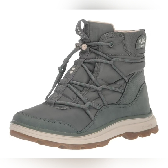 Ryka Womens Brae Water Repellent Snow Boot 7.5/38EU TEAL GREEN - Picture 1 of 13